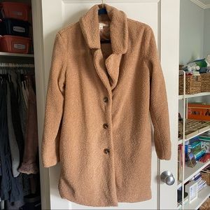 Long tan jacket